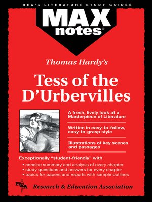cover image of Tess of the D'Urbervilles  (MAXNotes Literature Guides)
